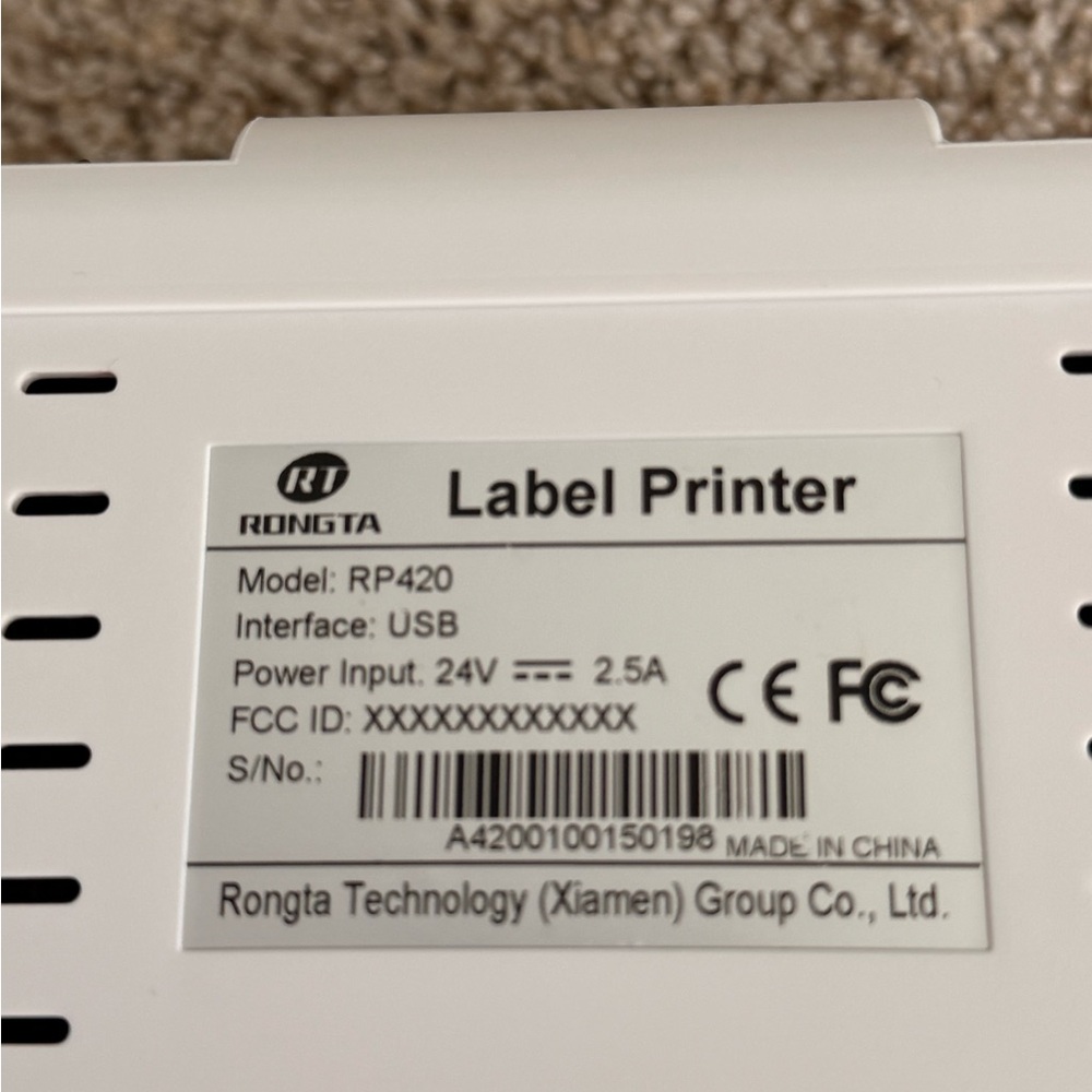 Rongta Label Printer - Picture 7 of 8
